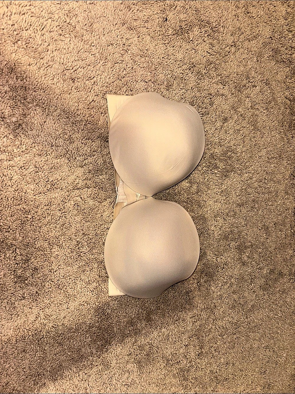 Beige Underwire Strapless Bra Like New